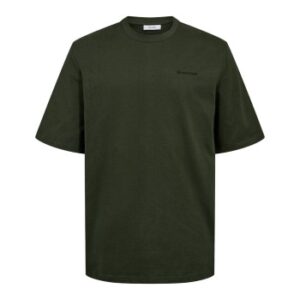 Resteröds Cotton T-shirt Mørkgrøn bomuld Small Herre
