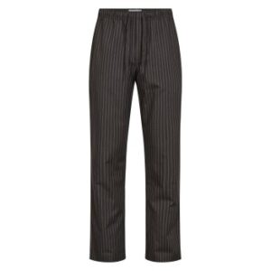 Resteröds Sandman Pyjama Pants Gråstribet bomuld Small Herre