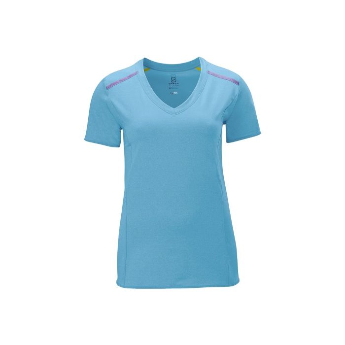 Salomon Park T-shirt Dame Str. L - Let, Svedtransporterende & UV50 Beskyttelse Salomon Park T-shirt Dame Str. L - Let, Svedtransporterende & UV50 Beskyttelse