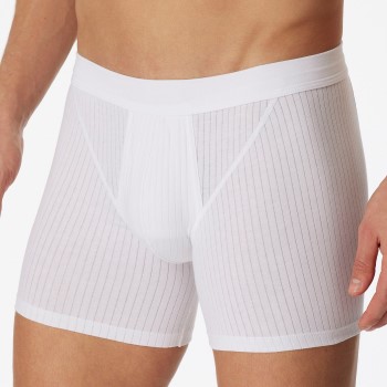 Schiesser 2P Authentic Shorts With Fly Hvid bomuld Small Herre Schiesser 2P Authentic Shorts With Fly Hvid bomuld Small Herre