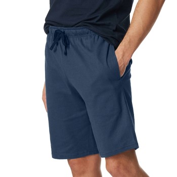 Schiesser Mix and Relax Cotton Bermuda Shorts Blå bomuld Small Herre Schiesser Mix and Relax Cotton Bermuda Shorts Blå bomuld Small Herre