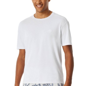 Schiesser Mix and Relax Men Short Sleeve Shirt Hvid bomuld Small Herre Schiesser Mix and Relax Men Short Sleeve Shirt Hvid bomuld Small Herre