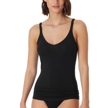 Schiesser Personal Fit Spaghetti Top Sort Small Dame Schiesser Personal Fit Spaghetti Top Sort Small Dame