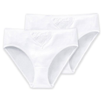 Schiesser Trusser 2P Cotton Essentials Tai Panties Hvid bomuld Small Dame Schiesser Trusser 2P Cotton Essentials Tai Panties Hvid bomuld Small Dame