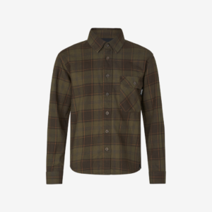 Seeland - Glen Junior Flannel skjorte (Pine Green/Dark Navy Check) - 116