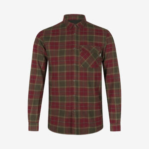 Seeland - Glen flannel skjorte (Rød) - S