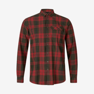 Seeland - Highseat skjorte (Red forest check) - M
