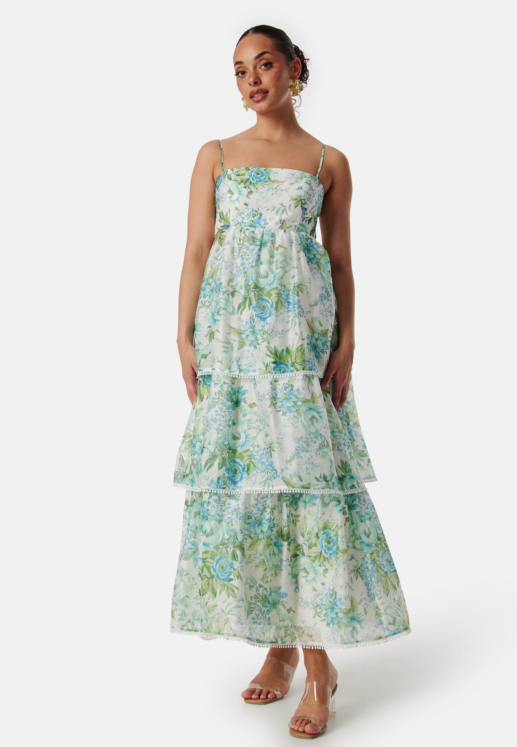 Shauna Scallop Trim Midi Dress Shauna Scallop Trim Midi Dress