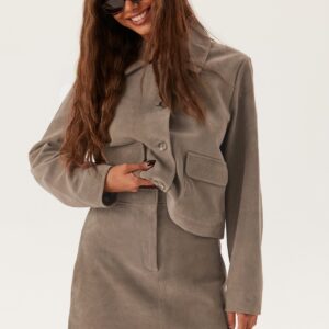 Slfkaya Mw Suede Skirt