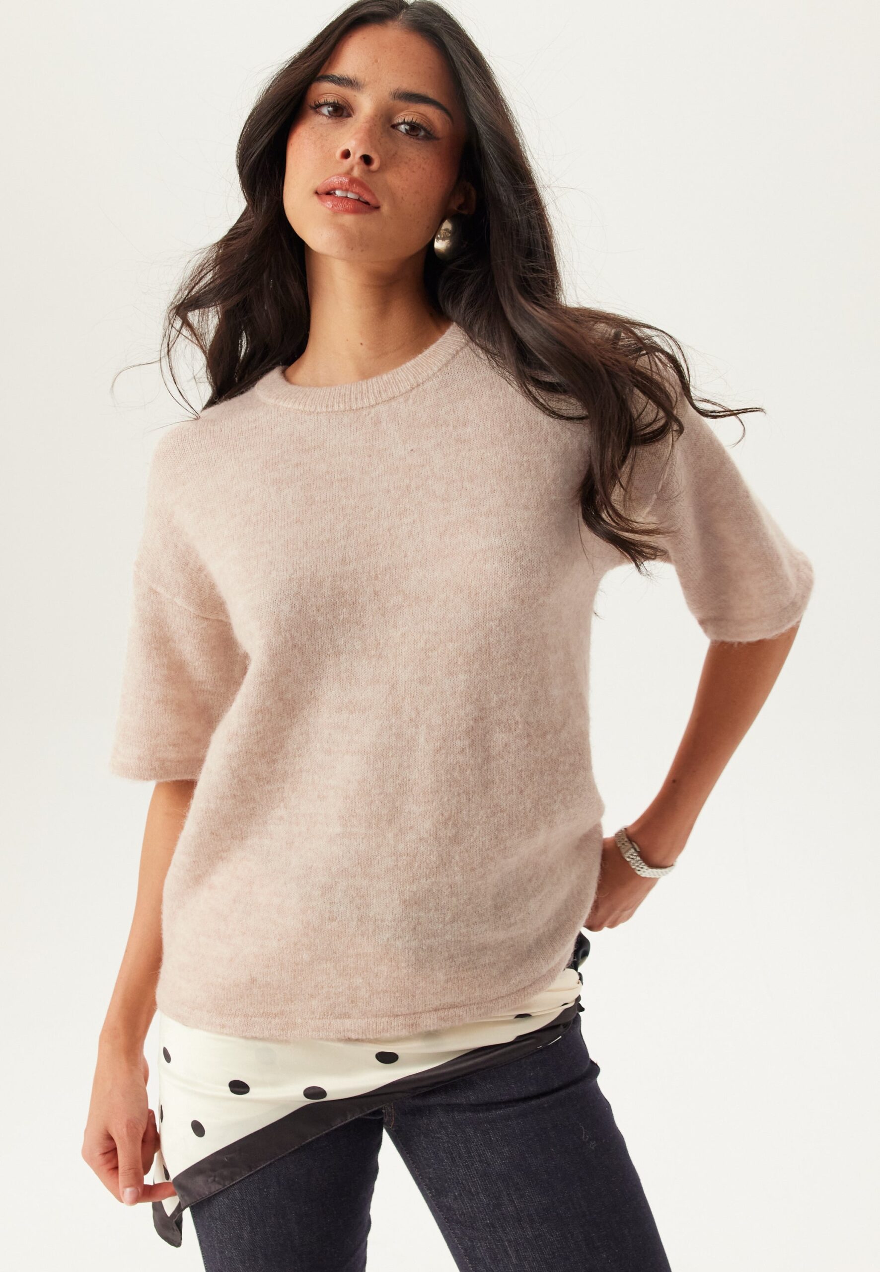 Slflulu 2/4 KNIT O-NECK KNIT O Slflulu 2/4 KNIT O-NECK KNIT O