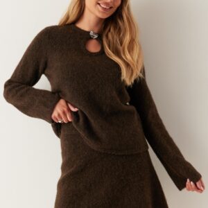 Slflulu Brushed Hw Knit Skirt