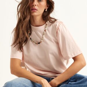 Slfpenelope 2/4 RUFFLE TEE NOOS