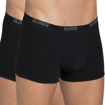 Sloggi 2P For Men Basic Short Sort bomuld Small Herre Sloggi 2P For Men Basic Short Sort bomuld Small Herre