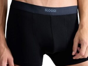 Sloggi 2P Men Ever Ease Shorts Sort bomuld Small Herre