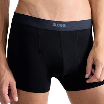 Sloggi 2P Men Ever Ease Shorts Sort bomuld Small Herre Sloggi 2P Men Ever Ease Shorts Sort bomuld Small Herre