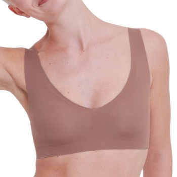 Sloggi BH ZERO Feel 2 0 Bralette Brun Small Dame Sloggi BH ZERO Feel 2 0 Bralette Brun Small Dame