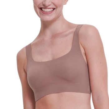 Sloggi BH ZERO Feel 2 0 Top Brun Small Dame Sloggi BH ZERO Feel 2 0 Top Brun Small Dame