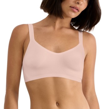 Sloggi BH ZERO Feel Air Bralette Lyserosa Small Dame Sloggi BH ZERO Feel Air Bralette Lyserosa Small Dame