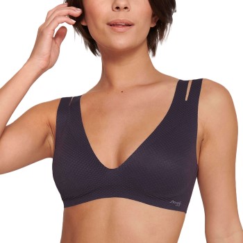 Sloggi BH ZERO Feel Flow Bralette Mørkelilla Small Dame Sloggi BH ZERO Feel Flow Bralette Mørkelilla Small Dame
