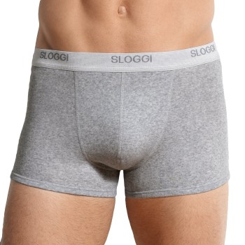 Sloggi For Men Basic Shorts Grå bomuld Small Herre Sloggi For Men Basic Shorts Grå bomuld Small Herre