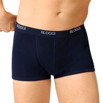 Sloggi For Men Basic Shorts Marineblå bomuld Small Herre Sloggi For Men Basic Shorts Marineblå bomuld Small Herre