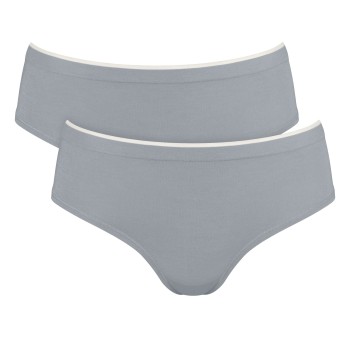 Sloggi Trusser 2P GO Sense Hipster Briefs Grå modal Small Dame Sloggi Trusser 2P GO Sense Hipster Briefs Grå modal Small Dame