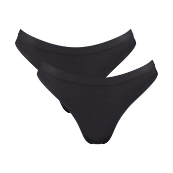 Sloggi Trusser 2P GO Sense Tanga Briefs Sort modal Small Dame Sloggi Trusser 2P GO Sense Tanga Briefs Sort modal Small Dame