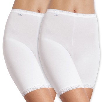 Sloggi Trusser 2P Kvinder Basic Long Hvid bomuld 40 Dame Sloggi Trusser 2P Kvinder Basic Long Hvid bomuld 40 Dame