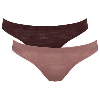 Sloggi Trusser 2P ZERO Motion Mini Brief Brun polyester Small Dame Sloggi Trusser 2P ZERO Motion Mini Brief Brun polyester Small Dame