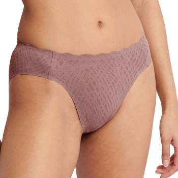 Sloggi Trusser ZERO Feel Bliss High Leg Brief Brun Small Dame Sloggi Trusser ZERO Feel Bliss High Leg Brief Brun Small Dame