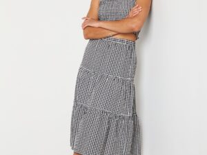 Smock Top Skirt Set