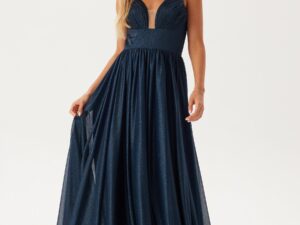 Sparkling Evening Dress With Tie Back