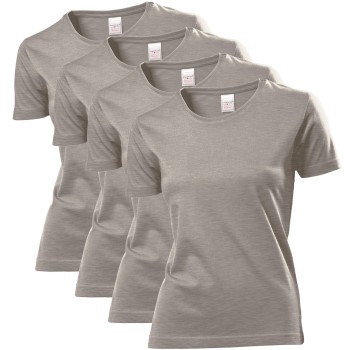 Stedman 4P Classic Women T-shirt Mørkgrå bomuld Small Dame Stedman 4P Classic Women T-shirt Mørkgrå bomuld Small Dame