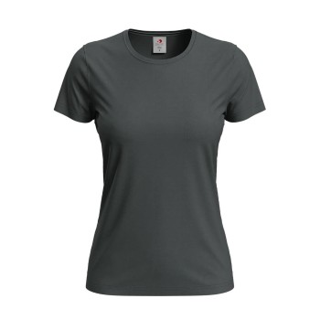 Stedman 4P Classic Women T-shirt Stålgrå bomuld Small Dame Stedman 4P Classic Women T-shirt Stålgrå bomuld Small Dame