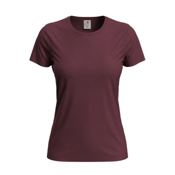 Stedman 4P Classic Women T-shirt Vinrød bomuld Small Dame Stedman 4P Classic Women T-shirt Vinrød bomuld Small Dame