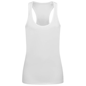 Stedman Active 140 Tank Hvid polyester Small Dame Stedman Active 140 Tank Hvid polyester Small Dame