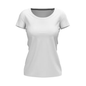 Stedman Claire Crew Neck Hvid ringspundet bomuld Small Dame