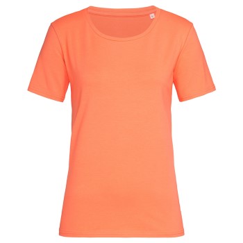 Stedman Claire Relaxed Women Crew Neck Abrikos ringspundet bomuld Small Dame Stedman Claire Relaxed Women Crew Neck Abrikos ringspundet bomuld Small Dame