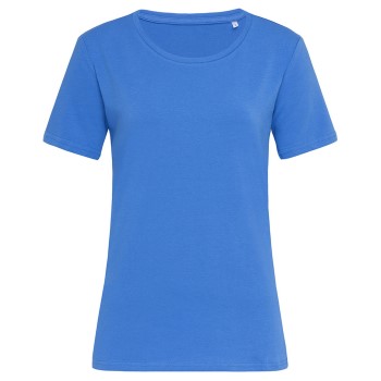 Stedman Claire Relaxed Women Crew Neck Blå ringspundet bomuld Small Dame Stedman Claire Relaxed Women Crew Neck Blå ringspundet bomuld Small Dame