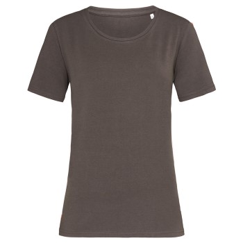 Stedman Claire Relaxed Women Crew Neck Chokolade ringspundet bomuld Small Dame Stedman Claire Relaxed Women Crew Neck Chokolade ringspundet bomuld Small Dame