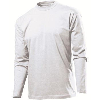 Stedman Classic Long Sleeve Men Hvid bomuld Small Herre Stedman Classic Long Sleeve Men Hvid bomuld Small Herre