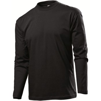 Stedman Classic Long Sleeve Men Sort bomuld Small Herre Stedman Classic Long Sleeve Men Sort bomuld Small Herre