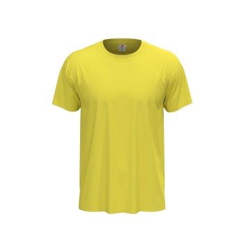 Stedman Classic Men T-shirt Gul bomuld Small Herre Stedman Classic Men T-shirt Gul bomuld Small Herre
