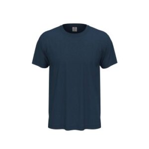 Stedman Classic Men T-shirt Marineblå bomuld Small Herre