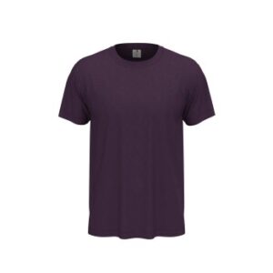 Stedman Classic Men T-shirt Mørkelilla bomuld Small Herre