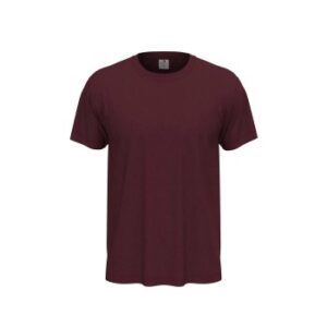 Stedman Classic Men T-shirt Mørkrørd bomuld Small Herre