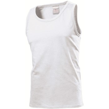 Stedman Classic Tank Top Men Hvid bomuld Small Herre Stedman Classic Tank Top Men Hvid bomuld Small Herre