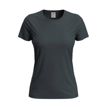 Stedman Classic Women T-shirt Antracit bomuld Small Dame Stedman Classic Women T-shirt Antracit bomuld Small Dame