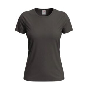 Stedman Classic Women T-shirt Mørkbrun bomuld Small Dame