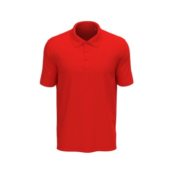 Stedman Lux Short Sleeve Polo Rød bomuld Small Herre Stedman Lux Short Sleeve Polo Rød bomuld Small Herre